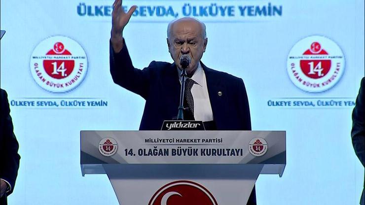 Bahçeliden Erdoğana mesaj: Yeni yüzyılın kurtarıcısı olarak sizi görüyoruz