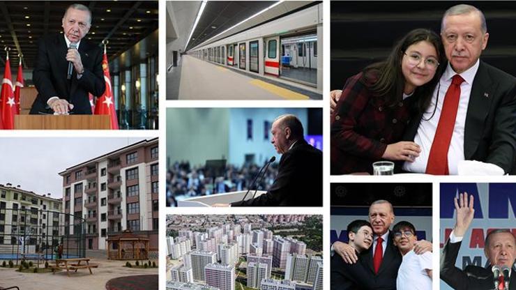 Cumhurbaşkanı Erdoğan paylaştı: Durmadan çalışmaya devam