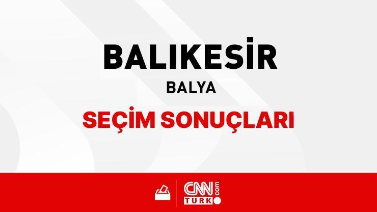 Balıkesir Balya Seçim Sonuçları 2024 - Balıkesir Balya Kim Kazandı