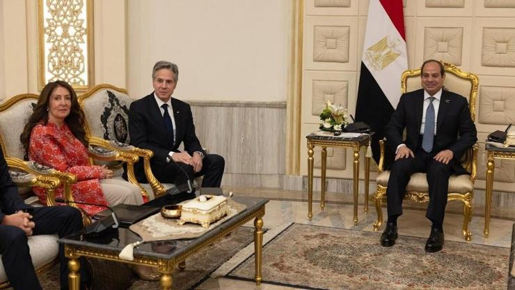 ABD Dışişleri Bakanı Blinken, Mısır Cumhurbaşkanı Sisi ile görüştü