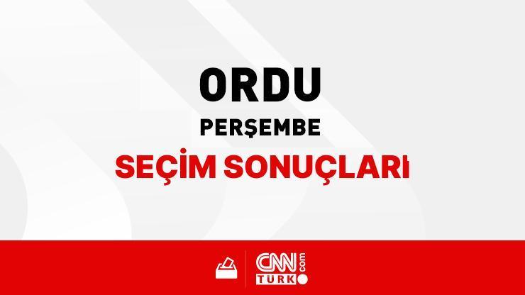 Ordu Perşembe Seçim Sonuçları 2024 - Ordu Perşembe Kim Kazandı