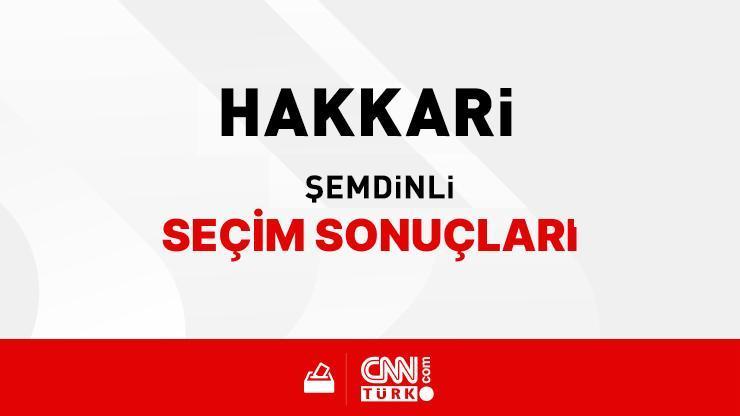 Hakkari Şemdinli Seçim Sonuçları 2024 - Hakkari Şemdinli Kim Kazandı