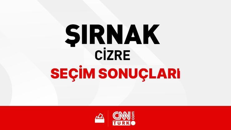 Şırnak Cizre Seçim Sonuçları 2024 - Şırnak Cizre Kim Kazandı