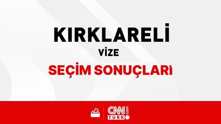Kırklareli Vize Seçim Sonuçları 2024 - Kırklareli Vize Kim Kazandı