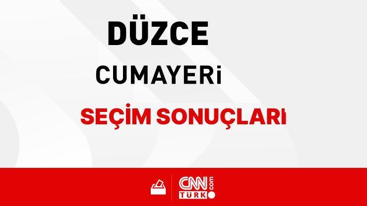 Düzce Cumayeri Seçim Sonuçları 2024 - Düzce Cumayeri Kim Kazandı