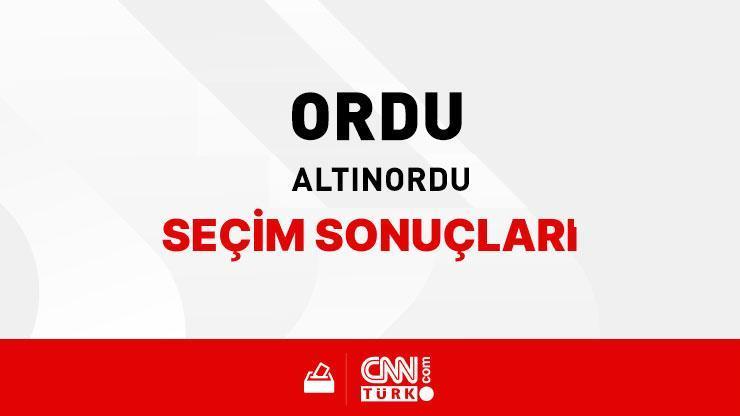 Ordu Altınordu Seçim Sonuçları 2024 - Ordu Altınordu Kim Kazandı