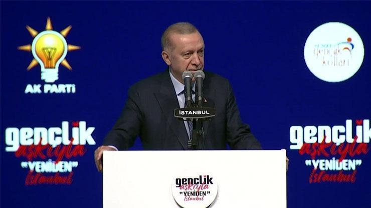 Cumhurbaşkanı Erdoğan, İstanbulda gençlerle buluştu: İstanbul mücadelemizin öncüsü