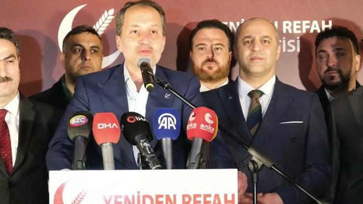YRP Lideri Fatih Erbakandan yerel seçimler ile ilgili ilk yorum