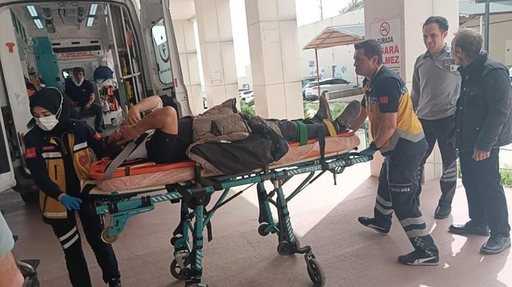 Minibüs, refüjdeki ağaçlara çarpıp takla attı: 1’i Kırgızistanlı 2 yaralı