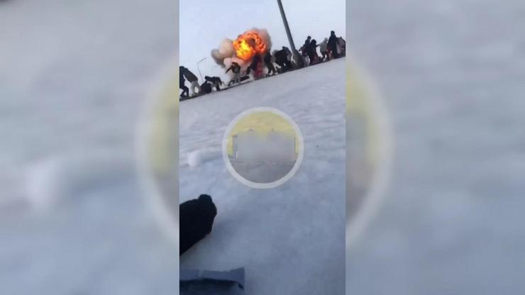 Rusyanın dron tesisine saldırı