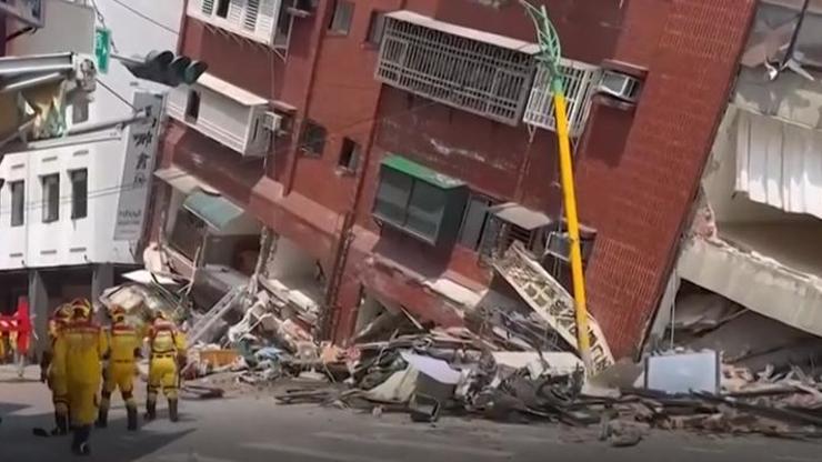 Sadece Türkiyenin yardımını kabul ettiler: Ekipler 7,4 büyüklüğündeki depremle sallanan Tayvan’da