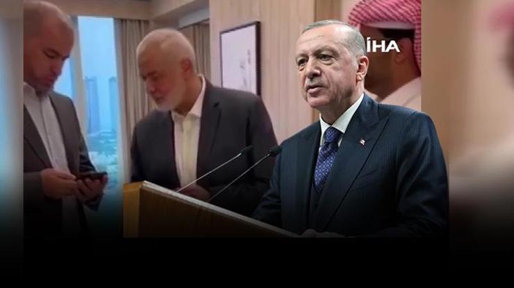 Erdoğandan İsmail Heniyyeye taziye telefonu: İsrail işlediği insanlık suçlarının hesabını verecek
