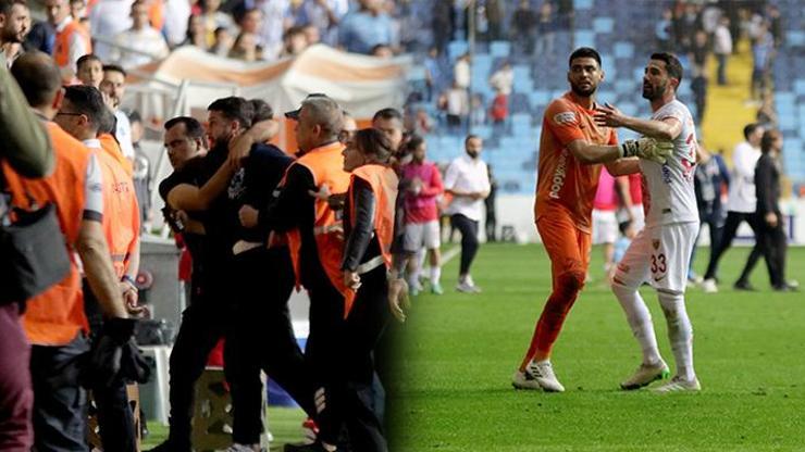 Adana’da maç sonu olay çıktı