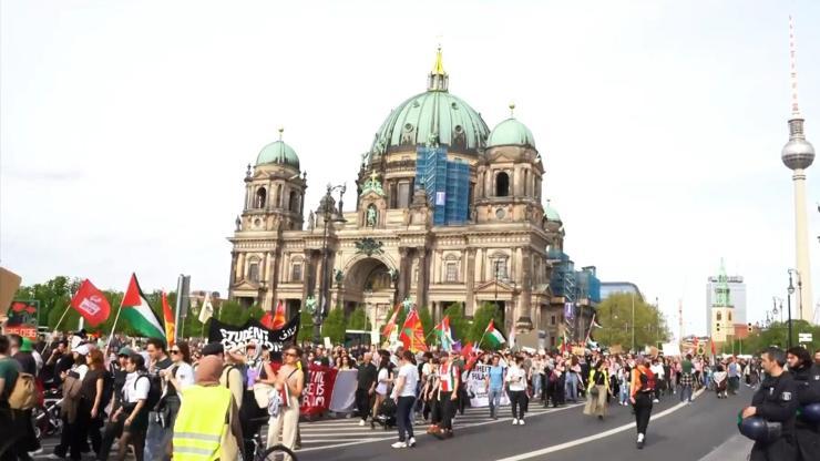 Almanyada Filistin kongresine iptal