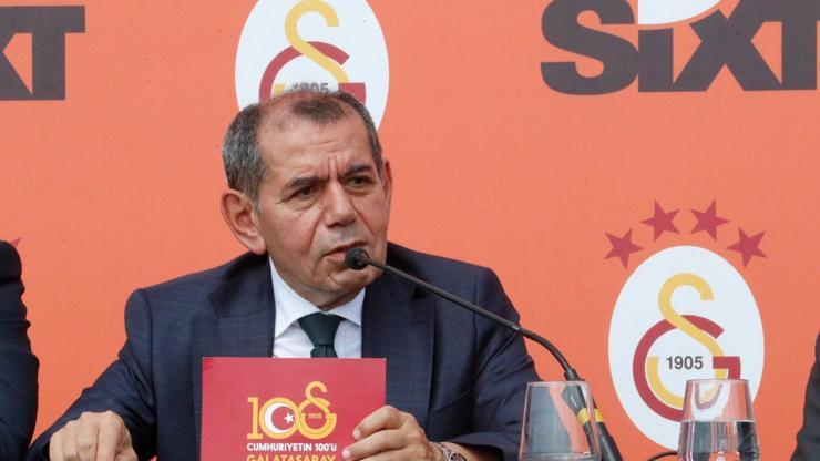Galatasaray Başkanı Dursun Özbekten rakiplerine kupa göndermesi