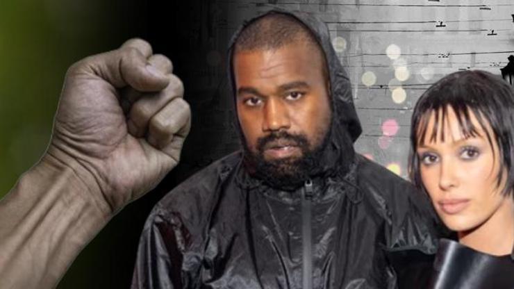 Ortalık fena karıştı Kanye West eşi Biancayı taciz eden adama yumruk attı