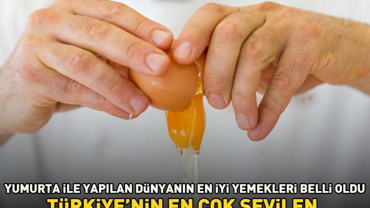 Dünyanın en iyi yumurtalı yemekleri belli oldu Türkiyenin en çok sevilen lezzeti birinci sırada