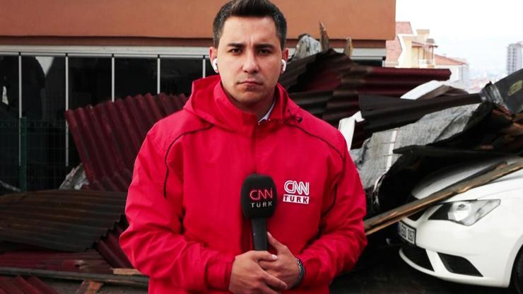 CNN TÜRK bölgede: Ankara’da fırtına etkisi altında