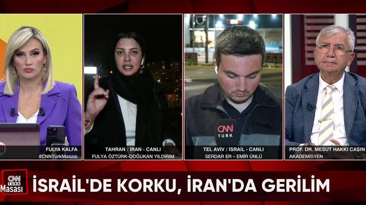 İsrailde korku, İranda gerilim CNN TÜRK bölgeden bildiriyor