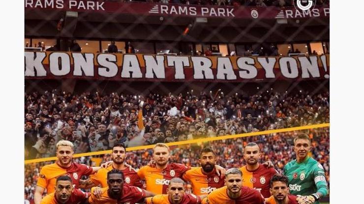 Galatasaray’dan “konsantrasyon” paylaşımı