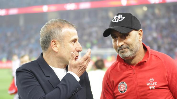Trabzonspor Teknik Direktörü Abdullah Avcı kırmızı kartı onayladı