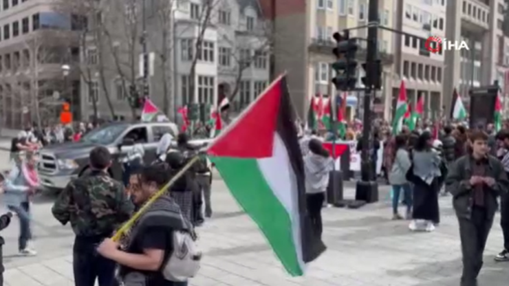 Filistine destek gösterileri Kanada’ya sıçradı