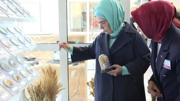 Emine Erdoğandan Tohum Bankası ziyareti