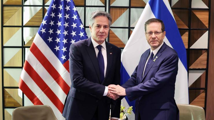 ABD Dışişleri Bakanı Blinken, İsrail Cumhurbaşkanı Herzog ile görüştü