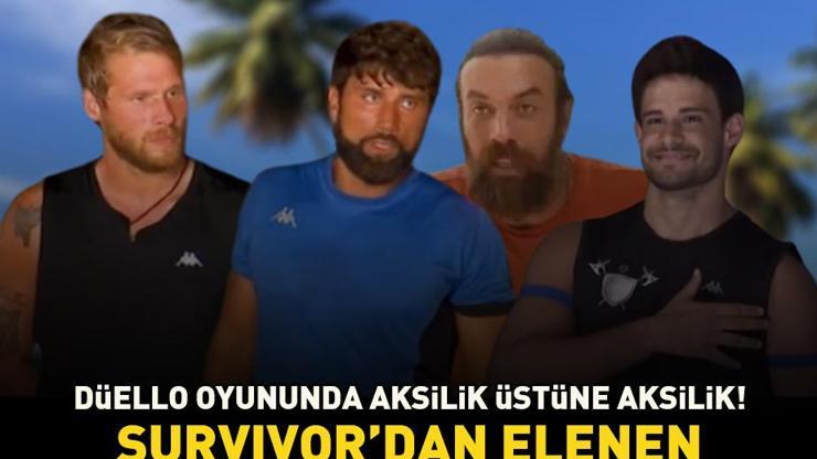 Survivordan elenen yarışmacı belli oldu Düello oyununda aksilik üstüne aksilik İşte adaya veda eden isim…