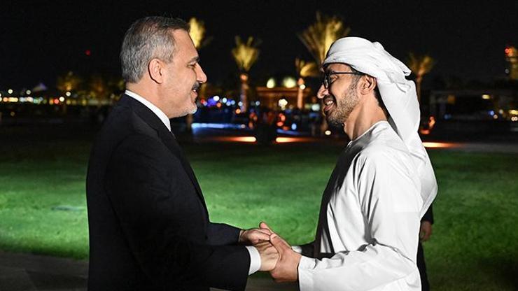 Bakan Fidan, BAEli mevkidaşı AL Nahyan ile görüştü