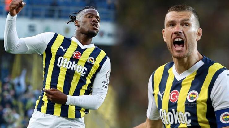 Fenerbahçede Michy Batshuayi, Edin Dzekoyu yakaladı