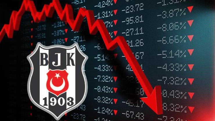 Beşiktaş hisselerinde rekor seri: 14 gündür düşüyor