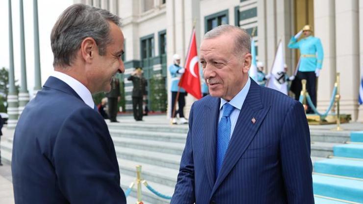 Erdoğandan Miçotakisin ziyaretine ilişkin paylaşım