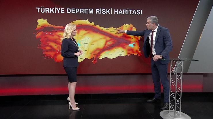 Hangi iller deprem riski altında  Uzman isim harita üzerinde gösterdi