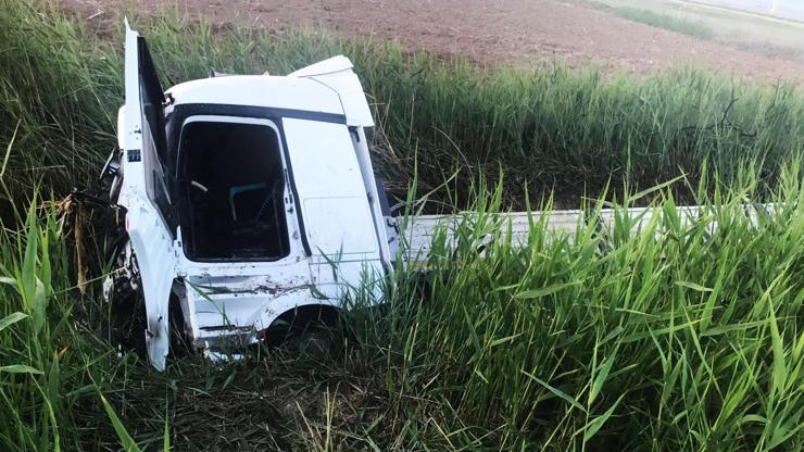 Konya’da tır kanala uçtu: 1 ölü, 1 yaralı