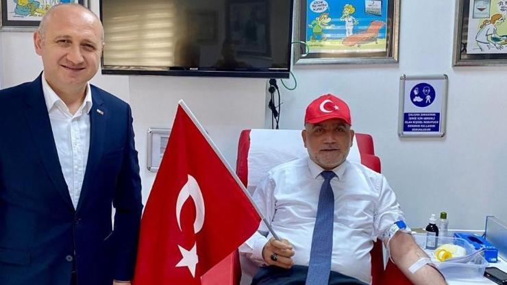 Başkan Sandıkçı: Kan bağışıyla insanlığa umut olabiliriz Başkan Sandıkçı: Kan bağışıyla insanlığa umut olabiliriz