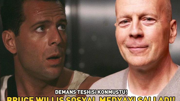 Demans teşhisi konan Bruce Willis, torunuyla Ne tatlı bir ikili