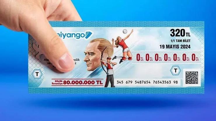 Milli Piyango sonuçları: 80 milyon lira hangi numaraya çıktı İşte 19 Mayıs 2024 Milli Piyango çekilişi sonuçları ve bilet sorgulama ekranı