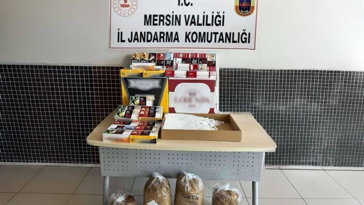 Mersin'de kaçak makaron operasyonu: 3 gözaltı