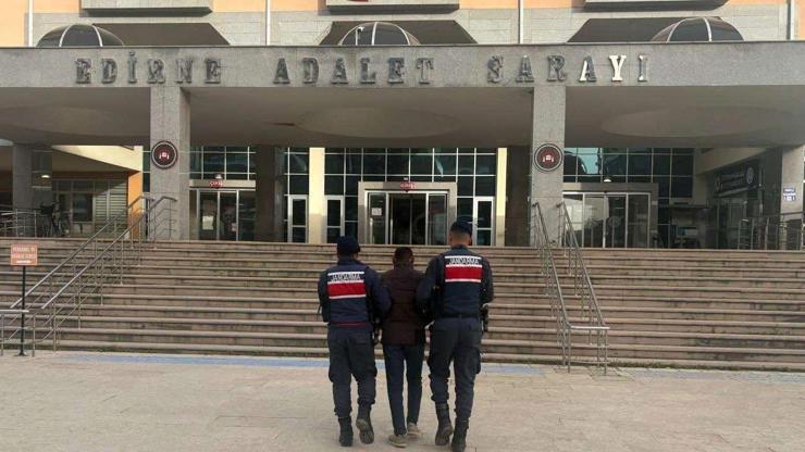 Edirne’de ‘Terör örgütü propagandası yapmak’ suçundan aranan şüpheli, sınırda yakalandı