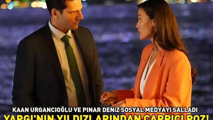 Yargının yıldızları Pınar Deniz ve Kaan Urgancıoğlu sosyal medyayı salladı Beğeni butonu çöktü