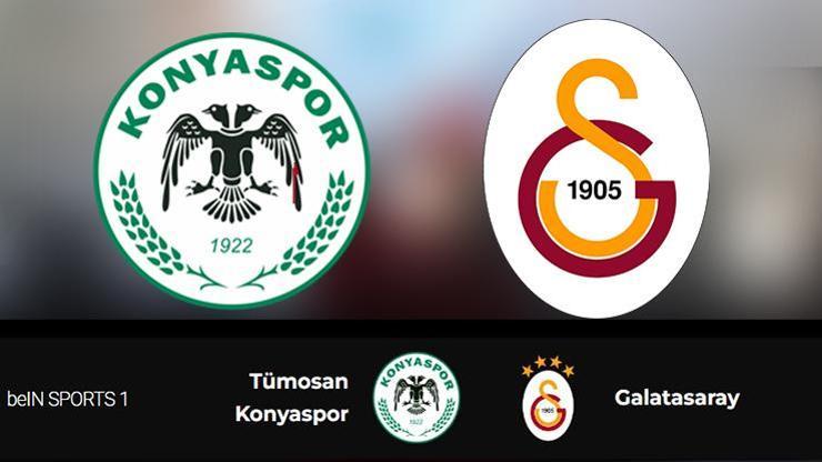 Konyaspor Galatasaray maçı canlı yayın Bein Sports 1 canlı izle