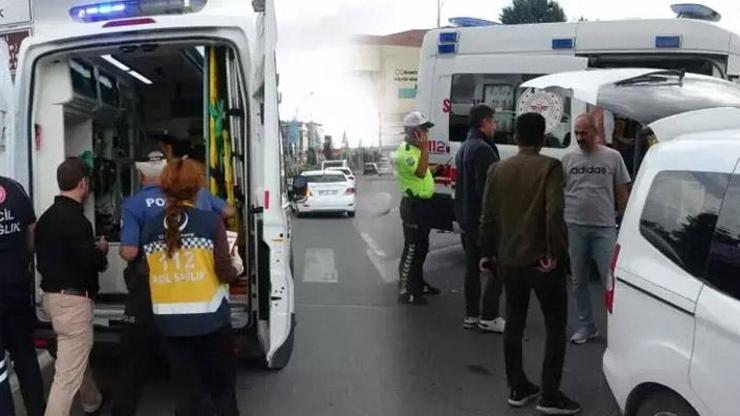 Ekip otosu kazaya karıştı Yaralı polisler var