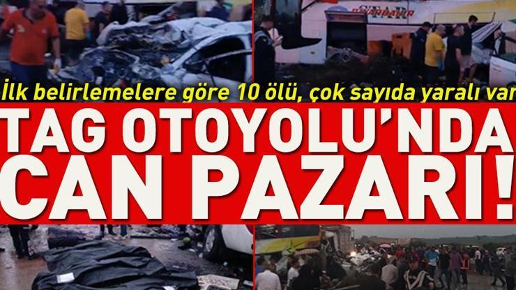 Son dakika Mersin-Adana otoyolunda feci kaza: Çok sayıda ölü ve yaralı var