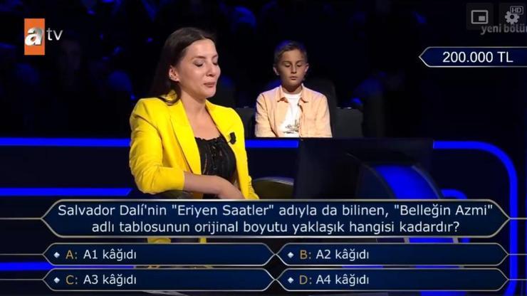 Belleğin Azmi tablosunun boyutu Salvador Dalinin Eriyen Saatler adlı tablosunun orijinal boyutu ne kadar