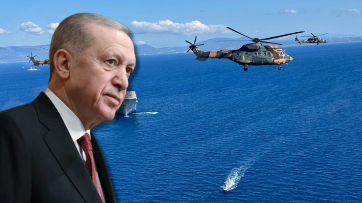 Cumhurbaşkanı Erdoğan’ın katılacağı Efes-2024 Tatbikatı deniz bombardımanıyla başladı