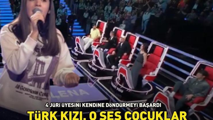 Türk kızı, O Ses Çocuklar Almanyaya damga vurdu Tüylerim diken diken oldu