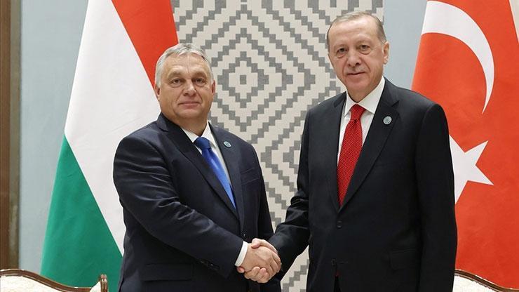 Son dakika... Cumhurbaşkanı Erdoğan, Macaristan Başbakanı Orban ile görüştü