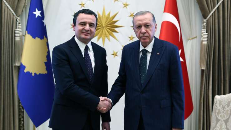 Cumhurbaşkanı Erdoğan, Kosova Başbakanı Kurti ile görüştü