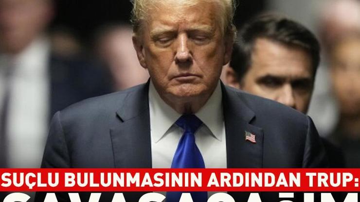 Son dakika: Suçlu bulunmuştu Eski ABD Başkanı Trumptan açıklama geldi